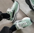 Men Footwear Casual Classic Luxury Leather Walking Style Jogger Shoes Sneaker Man