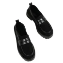 Monthly Sales of 80,000 Pairs of Popular Platform Loafers Slip on Women Flat Shoes 4 Colors