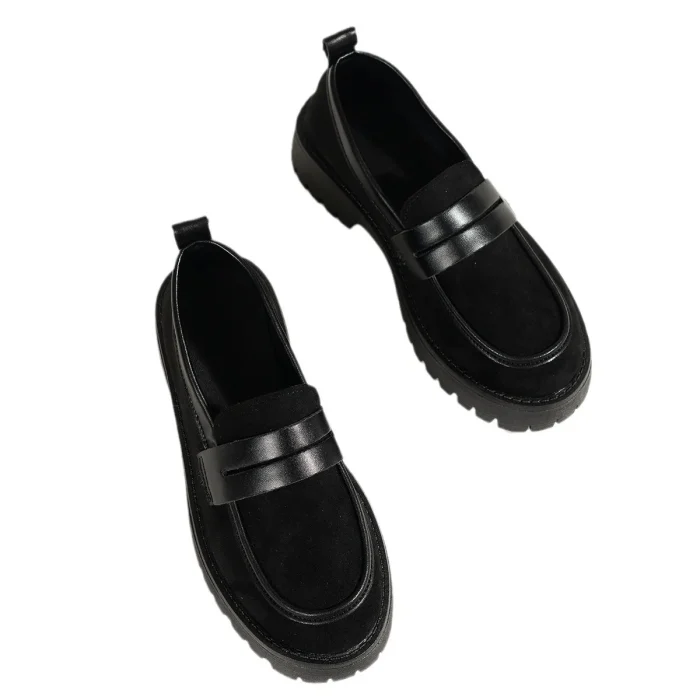 Monthly Sales of 80,000 Pairs of Popular Platform Loafers Slip on Women Flat Shoes 4 Colors - Image 3