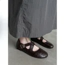 Comfortable Flat Round Toe Cross Strap Ballet Shoes for Women - High-Quality Casual Slip-On Flats with Great Value