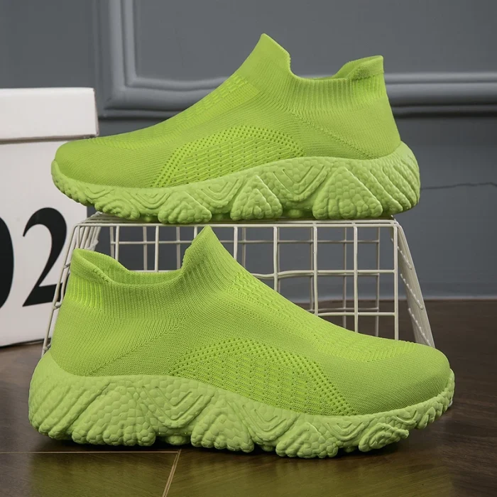 Men's Running Shoes Lightweight Comfortable Soft Sole Breathable Mesh Upper Non-Slip Durable Perfect for Walking Style - Image 3