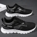 2025 Men's Running Shoes Soft Sole Breathable Casual Sneakers Fashionable Slip on Sports Shoes for Men