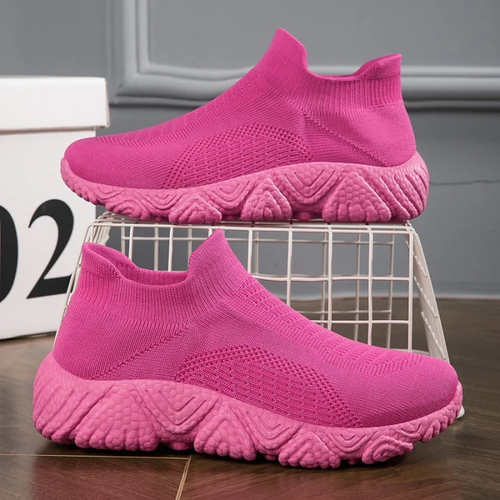 Men's Running Shoes Lightweight Comfortable Soft Sole Breathable Mesh Upper Non-Slip Durable Perfect for Walking Style - Image 4