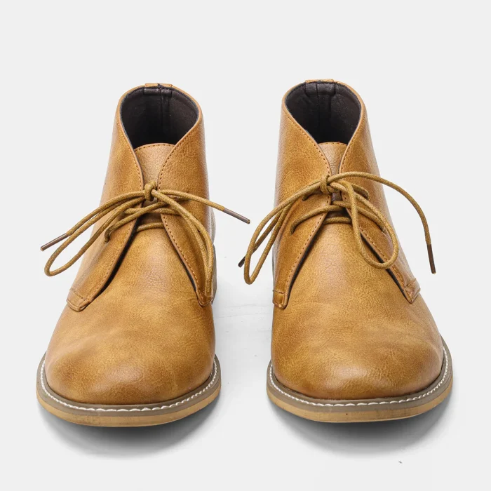 Hot Sale Mens Desert Boots Retro Denim Style Chukka Boots Non Slip Durable Wear Resistant Footwear for Outdoor Walking Hiking - Image 5