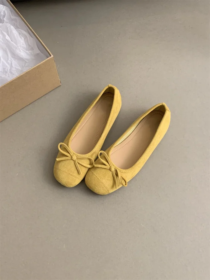 French Vintage Ballerina Flats for Women - Affordable High-Quality Soft Loafers, Gentle Fairy Style Breezy Spring Shoes - Image 6