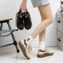 Hot Selling Women Sneaker Spring Popular Casual Running Shoes Thick Sole Height Increase Comfortable Loose Round Toe