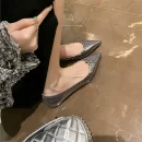 Summer New Women's Pointed Toe Solid Color Flat Shoes with Small Rivet Buckle - Affordable High-Quality Elegant Design