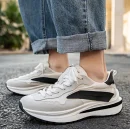 Men Footwear Casual Classic Luxury Leather Walking Style Jogger Shoes Sneaker Man