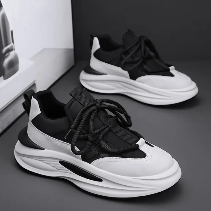 2025 Myway New Innovation Men's Sneakers Ultra Thick Sole Casual Slip-On Sports Shoes for Enhanced Comfort and Style - Image 2