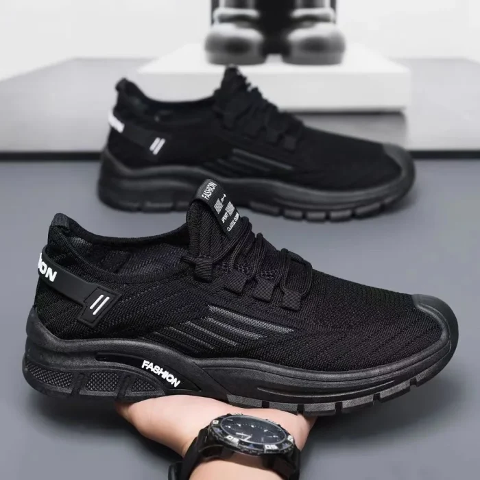 Running Shoes Light Weight Sports Shoes Summer Breathable Upper Casual Basketball Style Shoes - Image 3