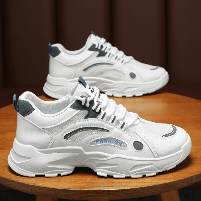 2025 Myway Basketball Sneakers Thick Sole Sports Shoes Non-Slip Elastic Athletic Casual Sneakers for Men - Image 3