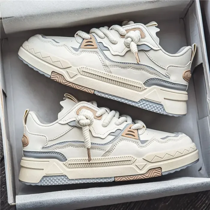 2025 Myway Men's Casual Shoes Spring and Summer Trendy Low-Top Sneakers Athletic Shoes Stylish Leisure Footwear - Image 3