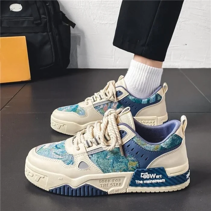 New Arrival Thick Sole Sneakers Slip-Resistant Durable Casual Shoes for Outdoor Affordable Athletic Footwear for Men - Image 4
