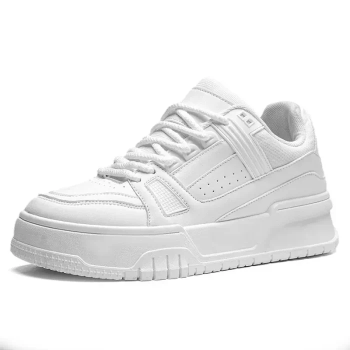 2025 Classic Men's Sneakers Summer Casual Shoes Thick Soles Non-Slip Sports Footwear in Black and White for Outdoor - Image 5