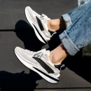 Men Footwear Casual Classic Luxury Leather Walking Style Jogger Shoes Sneaker Man