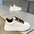 2025 Men's Trendy Casual Board Shoes Height Increasing Breathable White Sports Shoes for Summer Four Versatile Platform Design