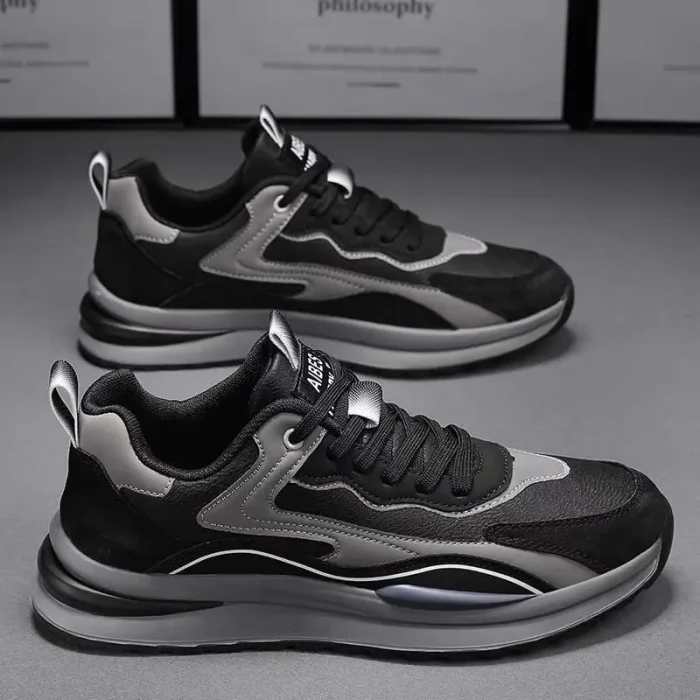 2025 Summer New Men's Sneakers Basketball Shoes Breathable Comfortable Round Toe Athletic Shoes for Men - Image 3
