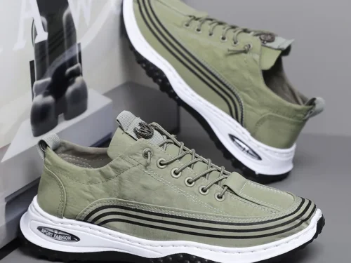 2025 Myway New Men's Running Shoes Lightweight Slip-On Walking Shoes Without Lacing Casual Sneakers for Outdoor