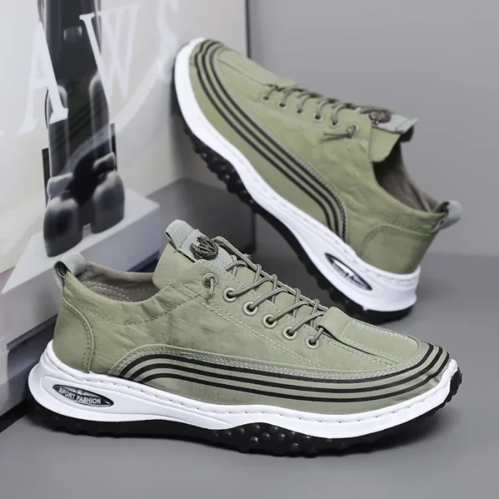 2025 Myway New Men's Running Shoes Lightweight Slip-On Walking Shoes Without Lacing Casual Sneakers for Outdoor
