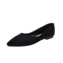 Myway 2025 Autumn Women Flat Shoes  Pointed Toe Flats Comfortable Soft Bottom Casual Shoes for Plus Sizes 41-43