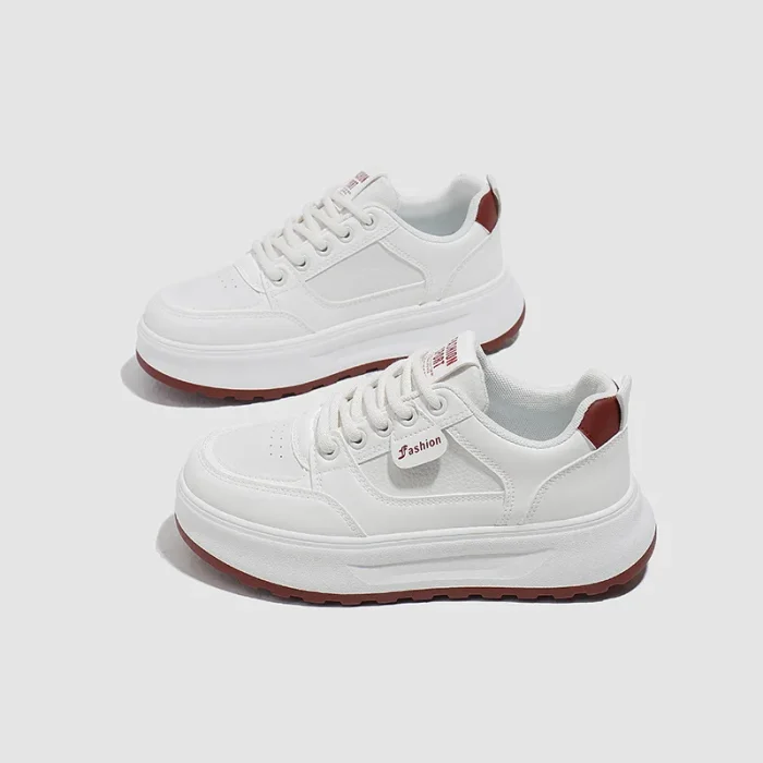 Summer 2025 Women's Sneakers Thick Sole Casual Shoes Breathable Lightweight Sports Footwear - Image 2