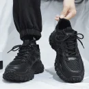 High Quality Men's Sneakers Casual Sport Shoes Trendy Design with Non-Slip Thick Sole Stylish Sneakers for Men