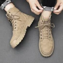 High Quality Men's Martin Boots Fall and Winter Top British Style Outdoor Motorcycle Boots Warm Leather Boots for Men