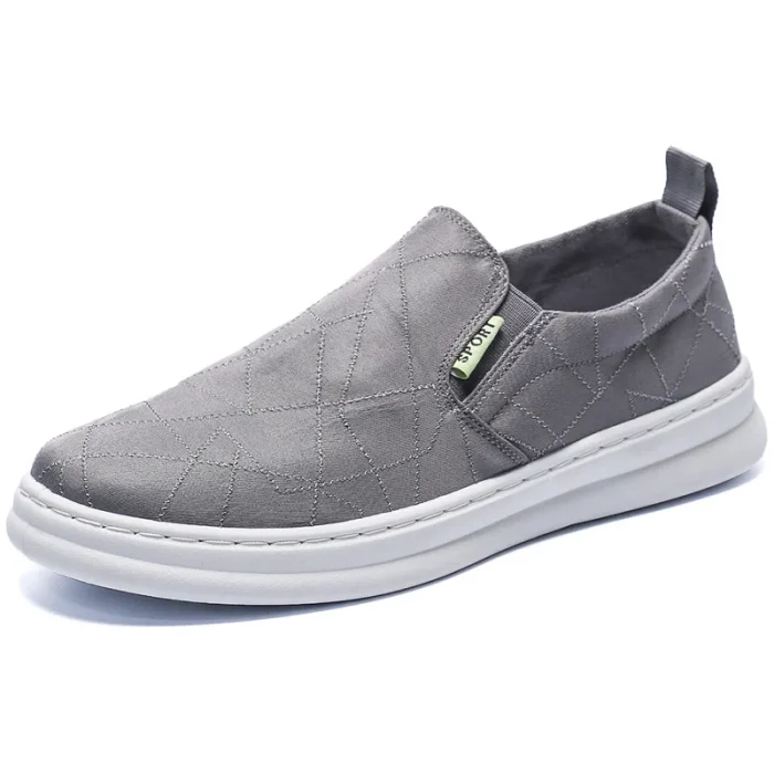 Myway Limited-time Promotion Canvas Shoes Summer New Style Slip-On Casual Shoes Trendy Flat Shoes for Men - Image 5