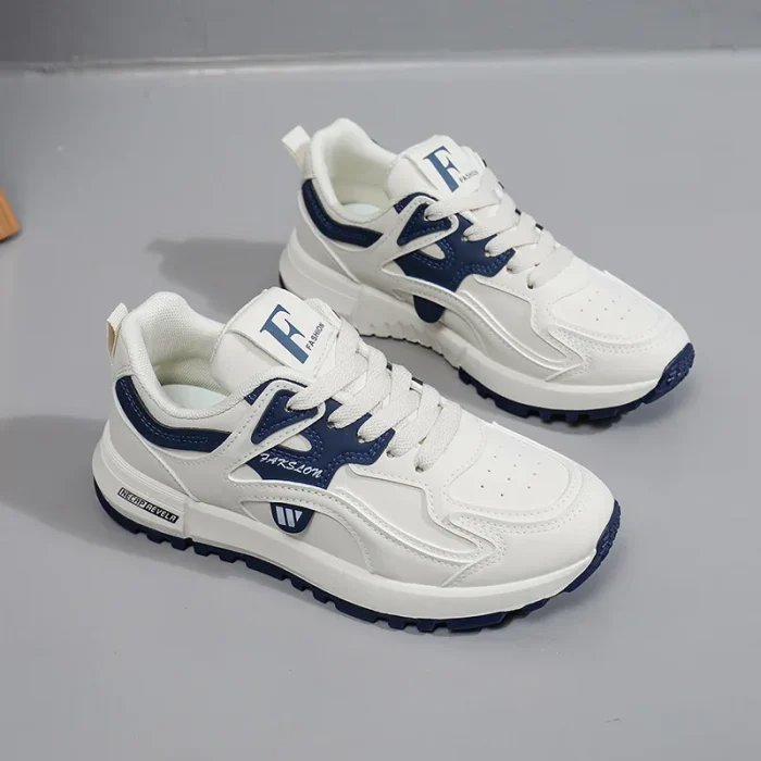 Discount Offer Women's Sneakers Thick Sole Height Increasing Casual Shoes Running Shoes Loose Round Toe Impact Resistant - Image 2