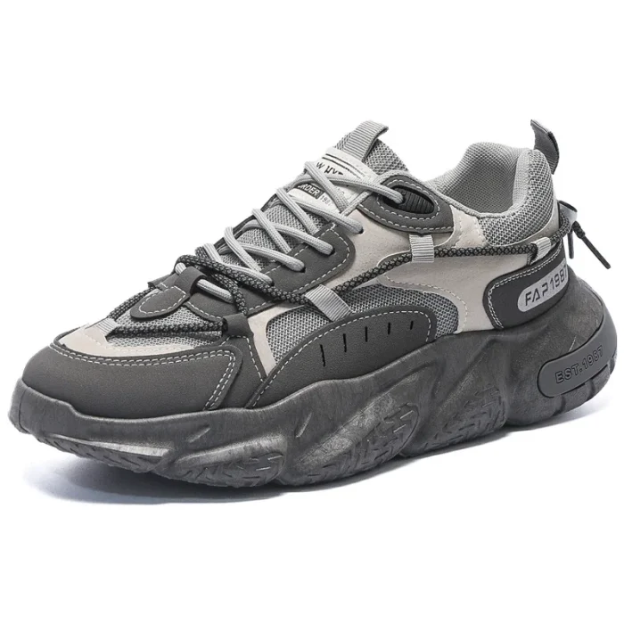 Myway Classic Men's Sports Shoes Thick-Soled Sneakers for Outdoor Climbing Daily Wear Stylish Sneakers for Men - Image 5