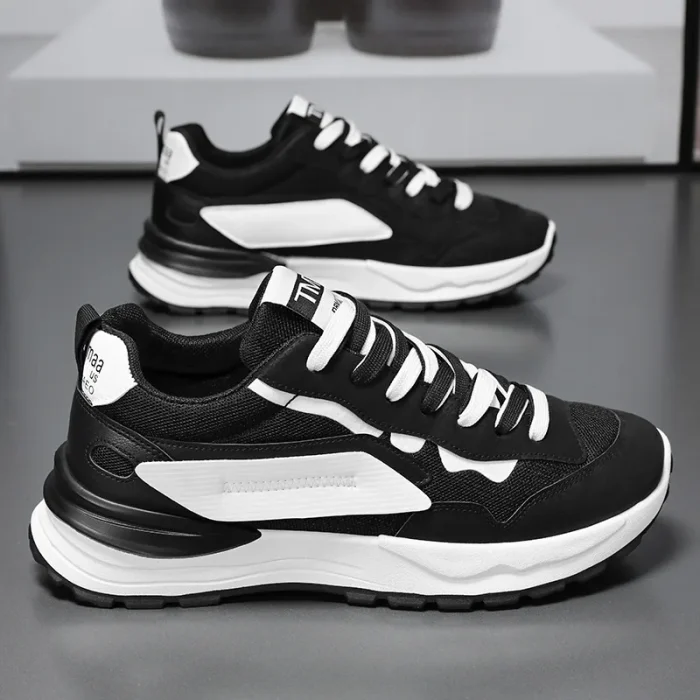 Global Best Seller Men's Casual Sneakers  Breathable Mesh Upper Walking Shoes Summer Fall Sports Shoes - Image 2