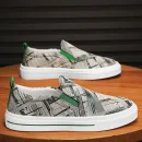 Mens Casual Canvas Shoes Durable Stylish Skateboard Shoes Slip on Footwear Comfortable Fit Perfect for Leisure Activities