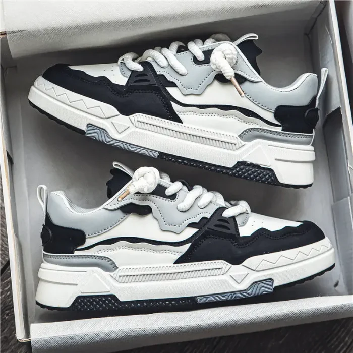 2025 Myway Men's Casual Shoes Spring and Summer Trendy Low-Top Sneakers Athletic Shoes Stylish Leisure Footwear - Image 2