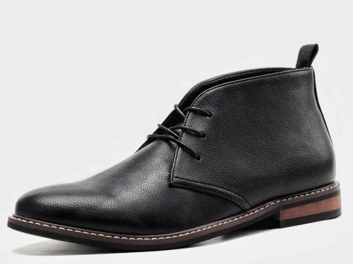 Mens Leather Shoes Casual Big Size Short Boots Vintage Classic Desert Boots Retro Denim Style Polo Boots for Men