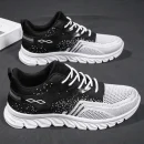 2025 Men's Running Shoes Soft Sole Breathable Casual Sneakers Fashionable Slip on Sports Shoes for Men