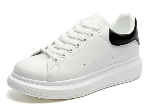 2025 Hot Selling Sneakers Women White Height Increasing Walking Style Casual Shoes Sneakers for Couple