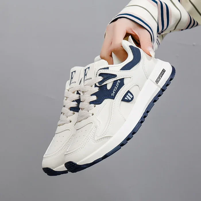 Discount Offer Women's Sneakers Thick Sole Height Increasing Casual Shoes Running Shoes Loose Round Toe Impact Resistant - Image 3