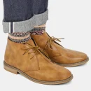 Hot Sale Mens Desert Boots Retro Denim Style Chukka Boots Non Slip Durable Wear Resistant Footwear for Outdoor Walking Hiking