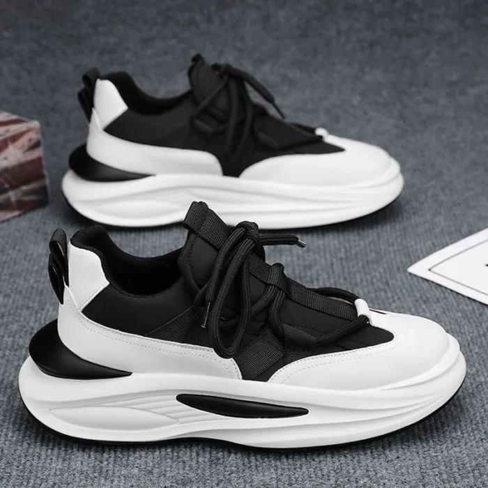 2025 Myway New Innovation Men's Sneakers Ultra Thick Sole Casual Slip-On Sports Shoes for Enhanced Comfort and Style - Image 4