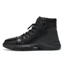 New Design Men's Martin Boots Casual High-Top Leather Boots Thickened Warm Snow Boots Plus Size Men's Footwear