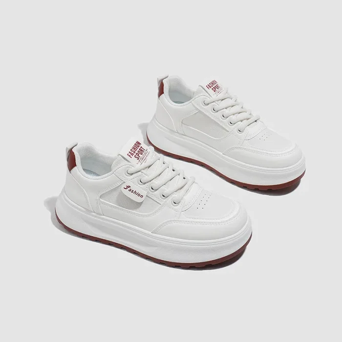 Summer 2025 Women's Sneakers Thick Sole Casual Shoes Breathable Lightweight Sports Footwear - Image 4