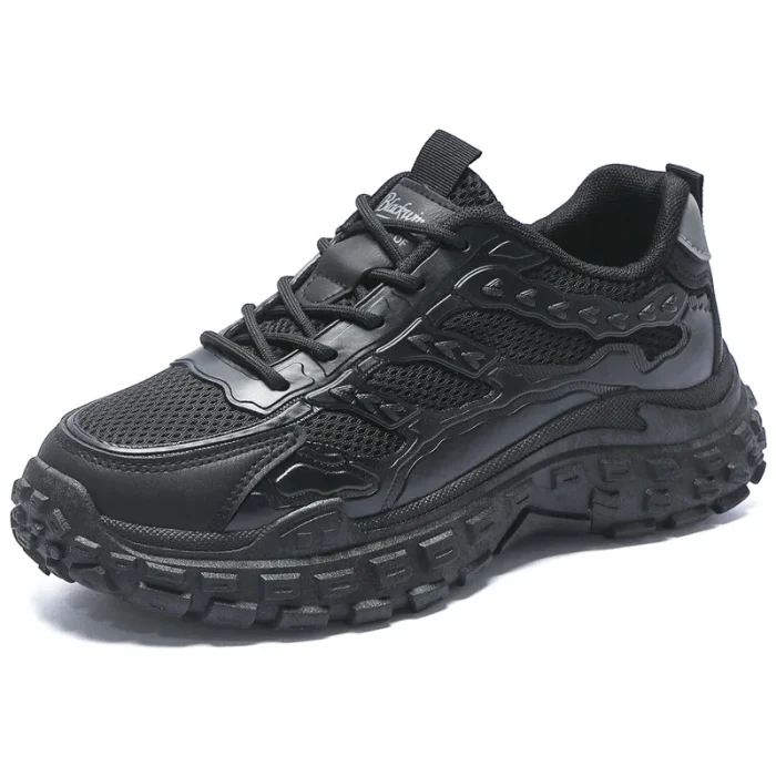 High Quality Men's Sneakers Casual Sport Shoes Trendy Design with Non-Slip Thick Sole Stylish Sneakers for Men - Image 5
