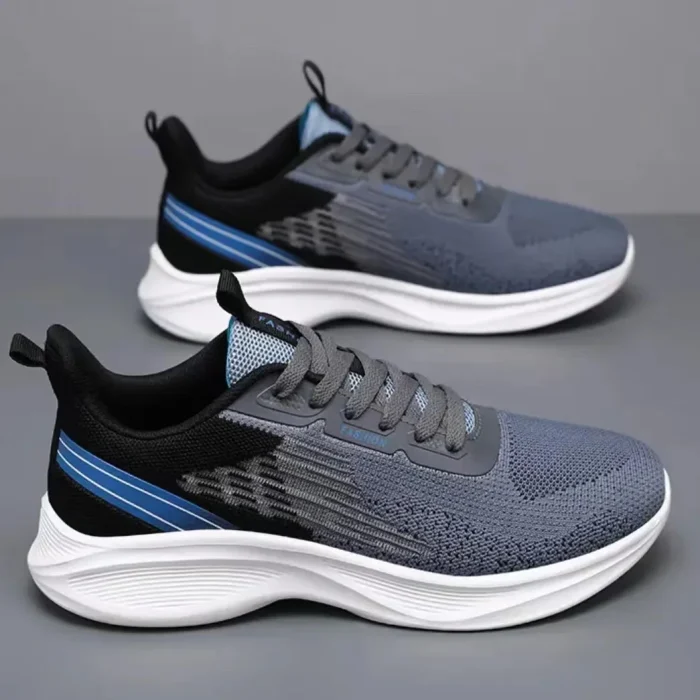 2025 Men's Outdoor Sneakers Lightweight Versatile Soft Soled Casual Running Shoes with Slip Resistant Design - Image 3