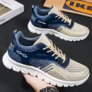 2025 Men's Running Shoes Soft Sole Breathable Casual Sneakers Fashionable Slip on Sports Shoes for Men