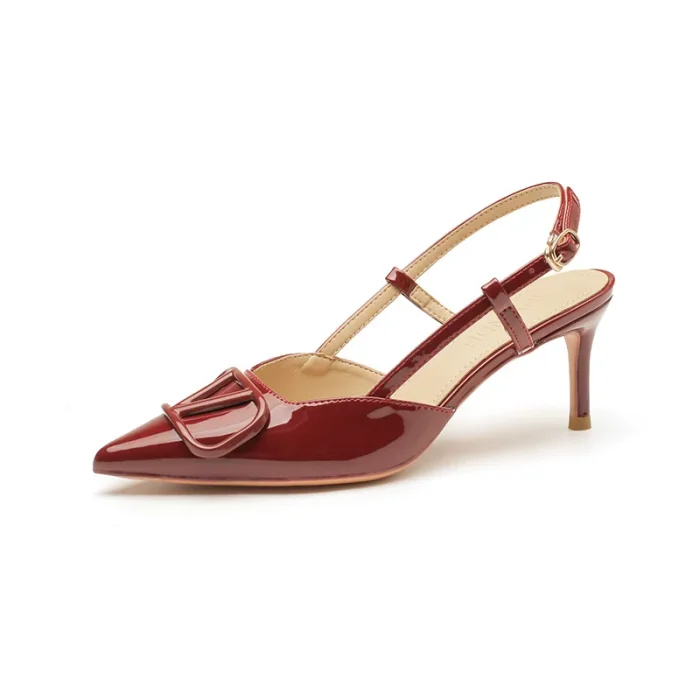 2025 Womens Pointed Toe Minimalist High Heels , Nude Color Premium Summer Sandals, High Quality and Affordable Stiletto Heels - Image 4
