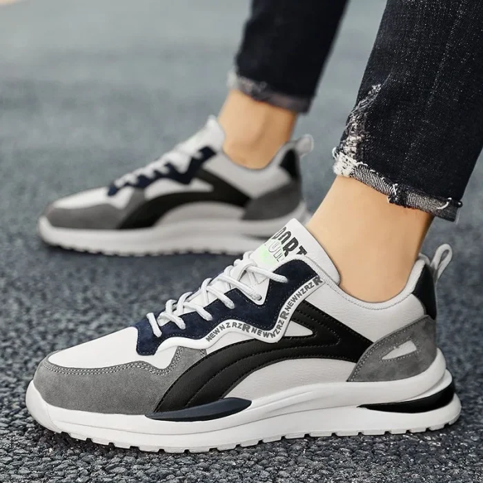 2025 Hot Sale Men's Running Shoes Slip-Resistant Durable Casual Sneakers Round Toe Sports Shoes for Men